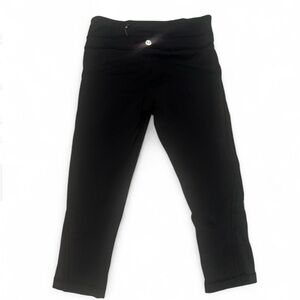 Lululemon Black Cropped Leggings‎ Women XS S